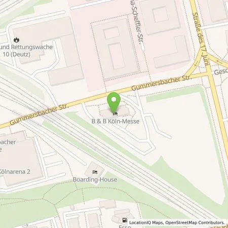 Standortübersicht der Tankstelle Claus Heinemann Elektroanlagen GmbH in 50679 Köln