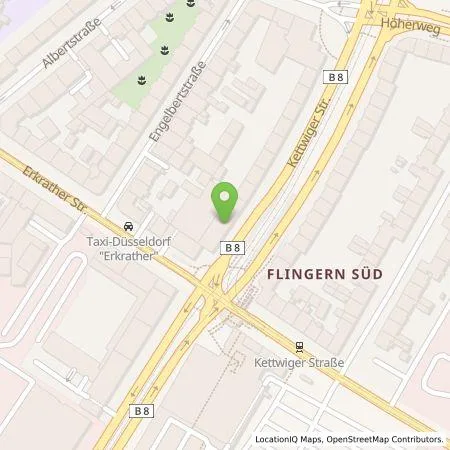 Standortübersicht der Tankstelle Claus Heinemann Elektroanlagen GmbH in 40233 Düsseldorf