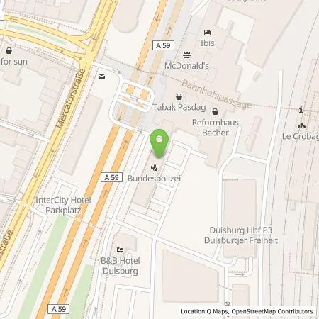 Standortübersicht der Tankstelle Claus Heinemann Elektroanlagen GmbH in 47051 Duisburg