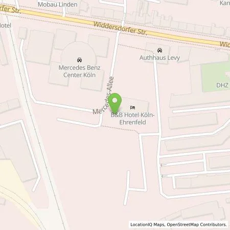 Standortübersicht der Tankstelle Claus Heinemann Elektroanlagen GmbH in 50825 Köln