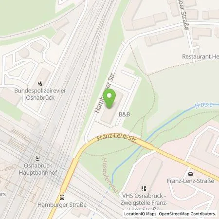 Standortübersicht der Tankstelle Claus Heinemann Elektroanlagen GmbH in 49084 Osnabrück