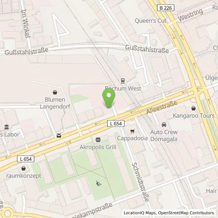 Standortübersicht der Tankstelle Claus Heinemann Elektroanlagen GmbH in 44793 Bochum