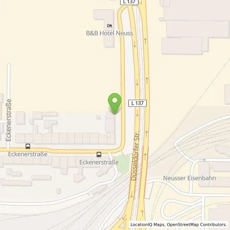 Standortübersicht der Tankstelle Claus Heinemann Elektroanlagen GmbH in 41460 Neuss