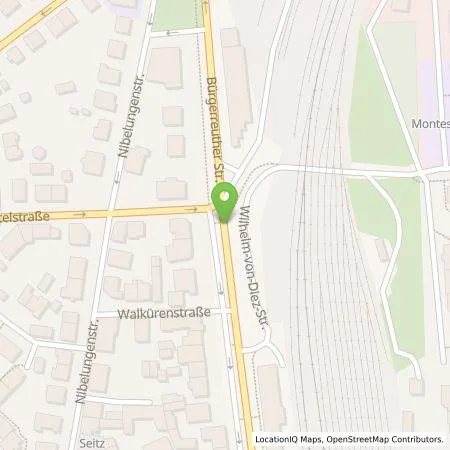 Standortübersicht der Tankstelle Claus Heinemann Elektroanlagen GmbH in 95444 Bayreuth