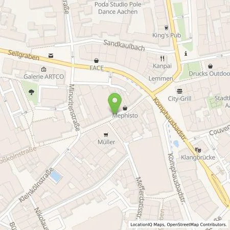 Standortübersicht der Tankstelle Claus Heinemann Elektroanlagen GmbH in 52062 Aachen