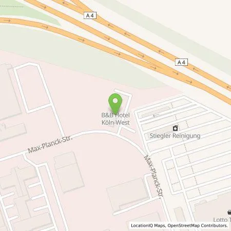 Standortübersicht der Tankstelle Claus Heinemann Elektroanlagen GmbH in 50858 Köln