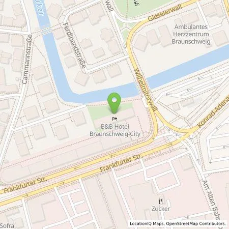 Standortübersicht der Tankstelle Claus Heinemann Elektroanlagen GmbH in 38122 Braunschweig