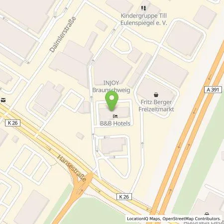 Standortübersicht der Tankstelle Claus Heinemann Elektroanlagen GmbH in 38112 Braunschweig