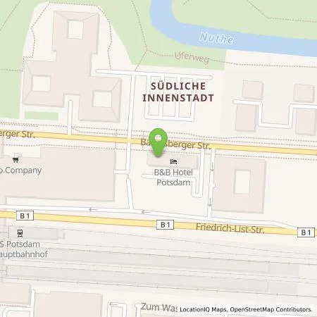 Standortübersicht der Tankstelle Claus Heinemann Elektroanlagen GmbH in 14473 Potsdam