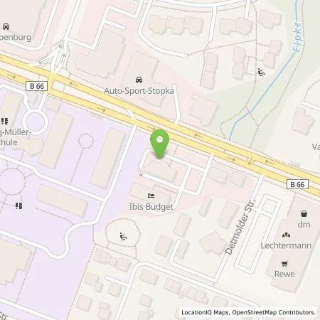 Standortübersicht der Tankstelle Claus Heinemann Elektroanlagen GmbH in 33605 Bielefeld