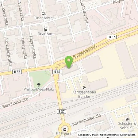 Standortübersicht der Tankstelle Claus Heinemann Elektroanlagen GmbH in 67655 Kaiserslautern