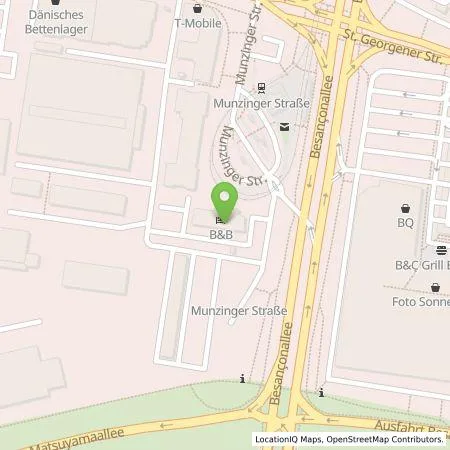 Standortübersicht der Tankstelle Claus Heinemann Elektroanlagen GmbH in 79098 Freiburg