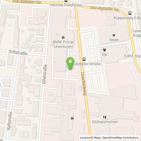 Standortübersicht der Tankstelle TotalEnergies Charging Solutions Deutschland GmbH in 51371 Leverkusen