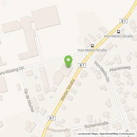 Standortübersicht der Tankstelle TotalEnergies Charging Solutions Deutschland GmbH in 58706 Menden