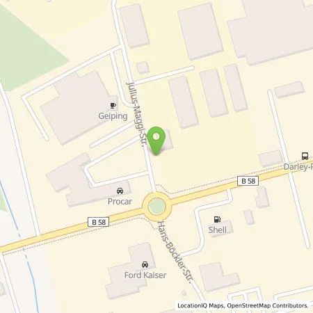 Standortübersicht der Tankstelle TotalEnergies Charging Solutions Deutschland GmbH in 59348 Lüdinghausen