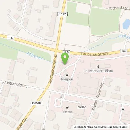 Standortübersicht der Tankstelle Circle K Deutschland GmbH in 02708 Loebau