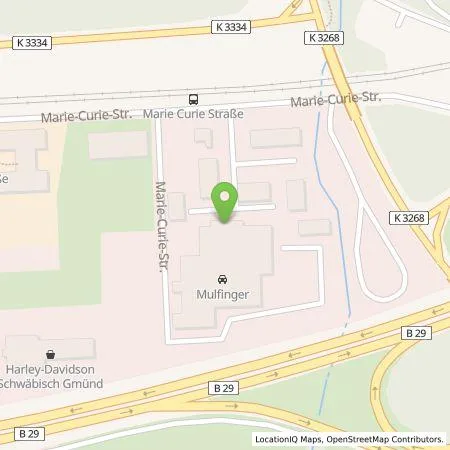 Standortübersicht der Tankstelle TotalEnergies Charging Solutions Deutschland GmbH in 07529 Schwäbisch Gmünd