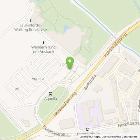 Standortübersicht der Tankstelle Stadtwerke Ansbach GmbH in 91522 Ansbach