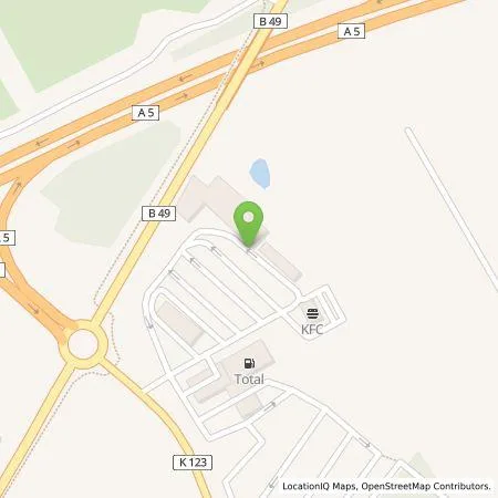 Standortübersicht der Tankstelle TotalEnergies Charging Solutions Deutschland GmbH in 36304 Alsfeld