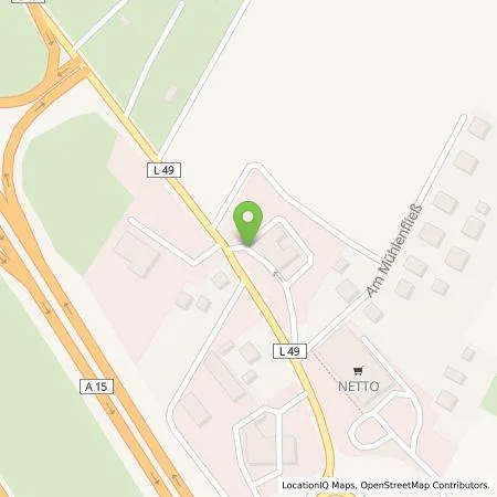 Standortübersicht der Tankstelle Circle K Deutschland GmbH in 03226 Vetschau