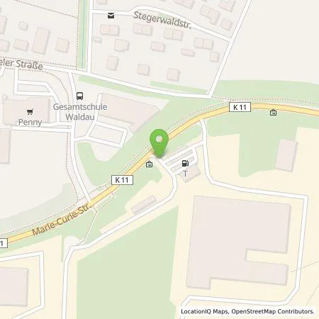 Standortübersicht der Tankstelle Circle K Deutschland GmbH in 34253 Lohfelden