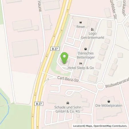 Standortübersicht der Tankstelle Circle K Deutschland GmbH in 36251 Bad Hersfeld