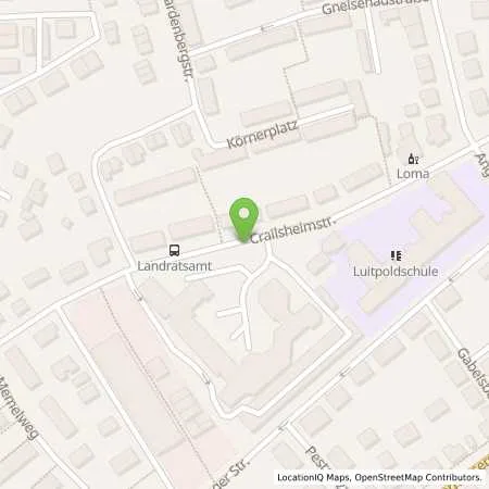 Standortübersicht der Tankstelle Stadtwerke Ansbach GmbH in 91522 Ansbach