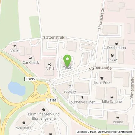 Standortübersicht der Tankstelle Circle K Deutschland GmbH in 63486 Bruchkoebel