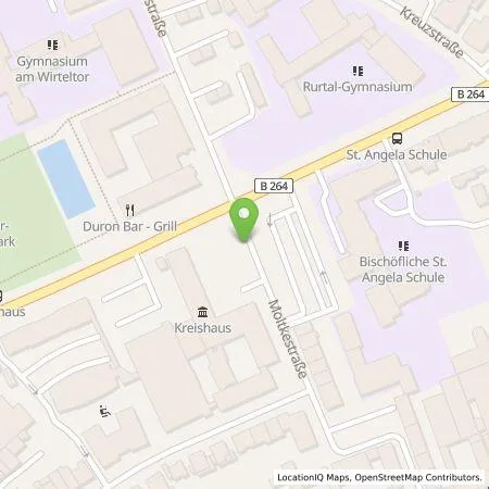 Standortübersicht der Tankstelle Stadtwerke Düren GmbH in 52351 Düren