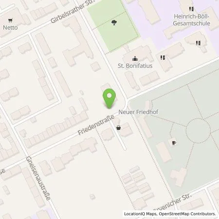 Standortübersicht der Tankstelle Stadtwerke Düren GmbH in 52351 Düren