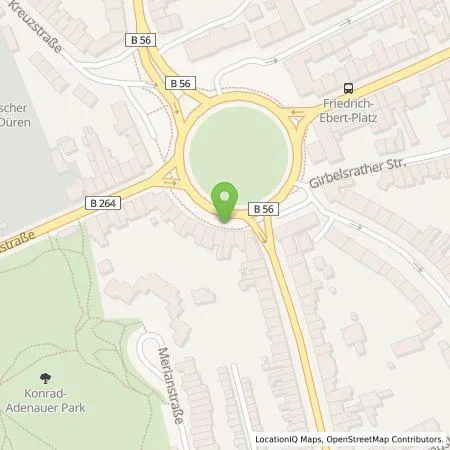 Standortübersicht der Tankstelle Stadtwerke Düren GmbH in 52351 Düren