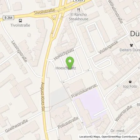 Standortübersicht der Tankstelle Stadtwerke Düren GmbH in 52349 Düren