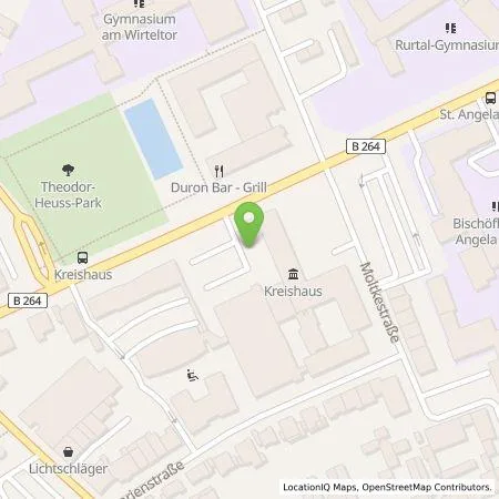 Standortübersicht der Tankstelle Stadtwerke Düren GmbH in 52351 Düren