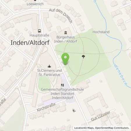 Standortübersicht der Tankstelle Stadtwerke Düren GmbH in 52549 Inden