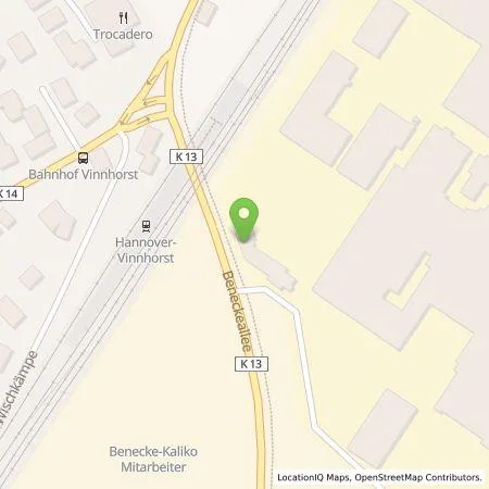 Standortübersicht der Tankstelle TotalEnergies Marketing Deutschland GmbH in 30419 Hannover