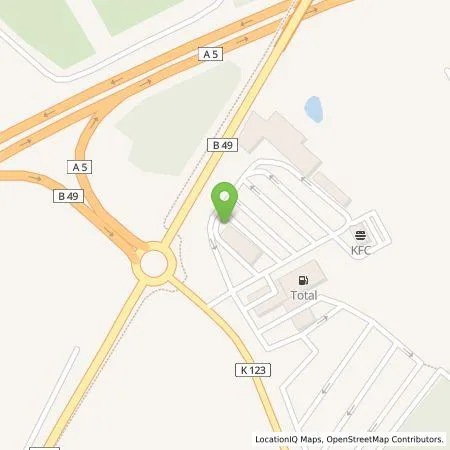 Standortübersicht der Tankstelle Circle K Deutschland GmbH in 36304 Alsfeld