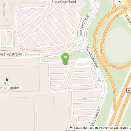 Standortübersicht der Tankstelle IKEA Deutschland GmbH & Co.KG in 71634 Ludwigsburg