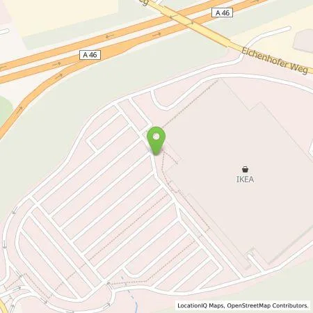 Standortübersicht der Tankstelle IKEA Deutschland GmbH & Co.KG in 42279 Wuppertal