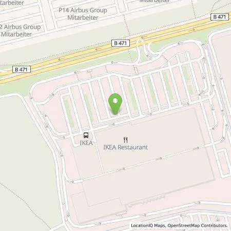 Standortübersicht der Tankstelle IKEA Deutschland GmbH & Co.KG in 82024 Taufkirchen