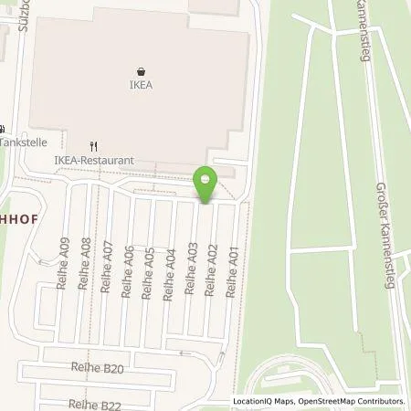 Standortübersicht der Tankstelle IKEA Deutschland GmbH & Co.KG in 39128 Magdeburg