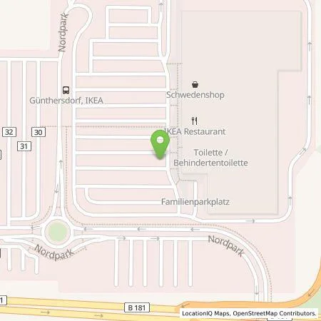 Standortübersicht der Tankstelle IKEA Deutschland GmbH & Co.KG in 06237 Leuna