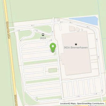 Standortübersicht der Tankstelle IKEA Deutschland GmbH & Co.KG in 27572 Bremerhaven