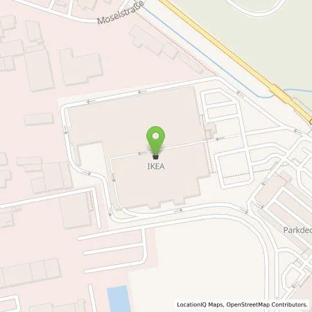 Standortübersicht der Tankstelle IKEA Deutschland GmbH & Co.KG in 63452 Hanau