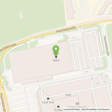 Standortübersicht der Tankstelle IKEA Deutschland GmbH & Co.KG in 01139 Dresden