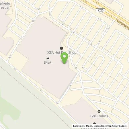 Standortübersicht der Tankstelle IKEA Deutschland GmbH & Co.KG in 38112 Braunschweig