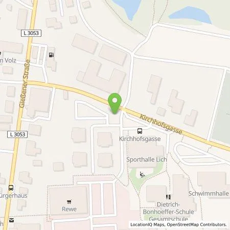 Standortübersicht der Tankstelle GETEC mobility solutions GmbH in 35423 Lich