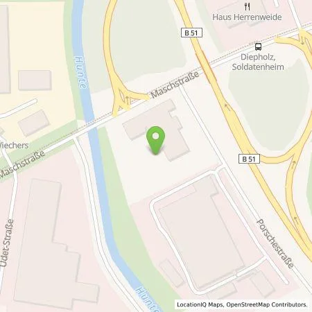 Standortübersicht der Tankstelle GETEC mobility solutions GmbH in 49356 Diepholz