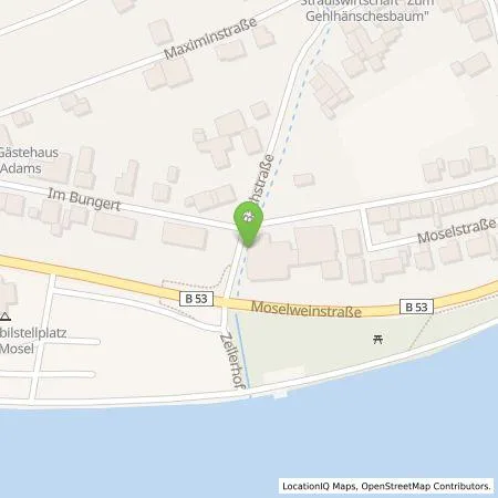 Standortübersicht der Tankstelle Mer Germany GmbH in 54346 Mehring