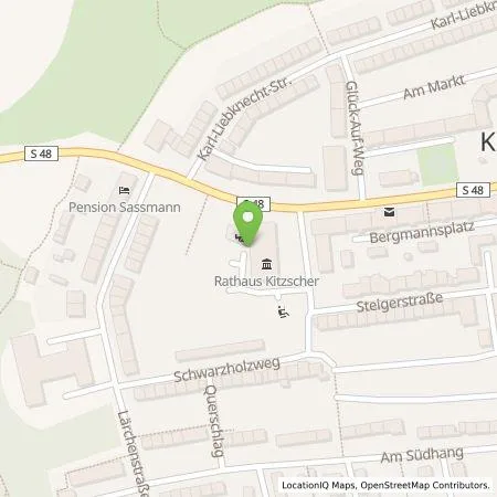 Standortübersicht der Tankstelle envia Mitteldeutsche Energie AG in 04567 Kitzscher