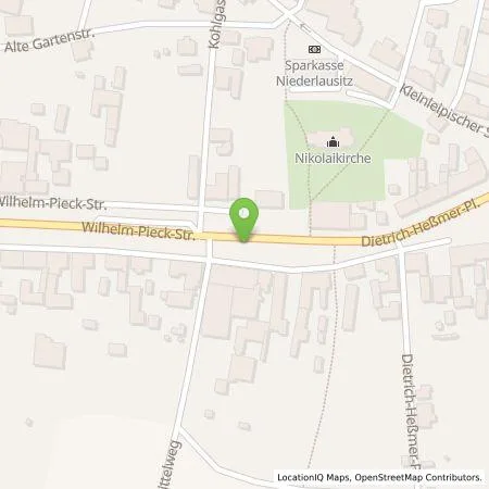 Standortübersicht der Tankstelle envia Mitteldeutsche Energie AG in 01979 Lauchhammer